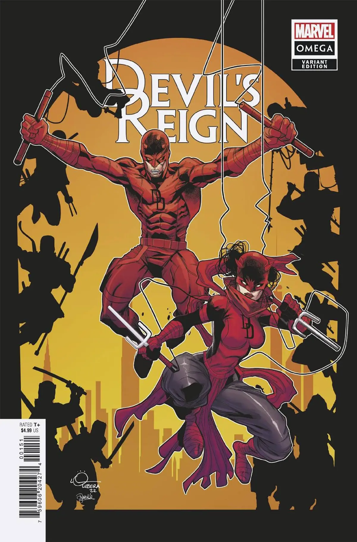 Devils Reign Omega #1 Lubera Var 1