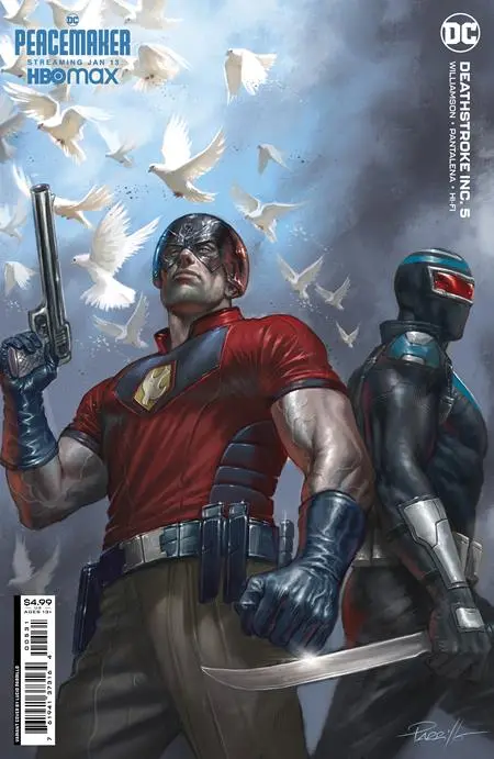 Deathstroke Inc #5 Cvr C Lucio Parrillo Peacemaker Card Stock Var 1