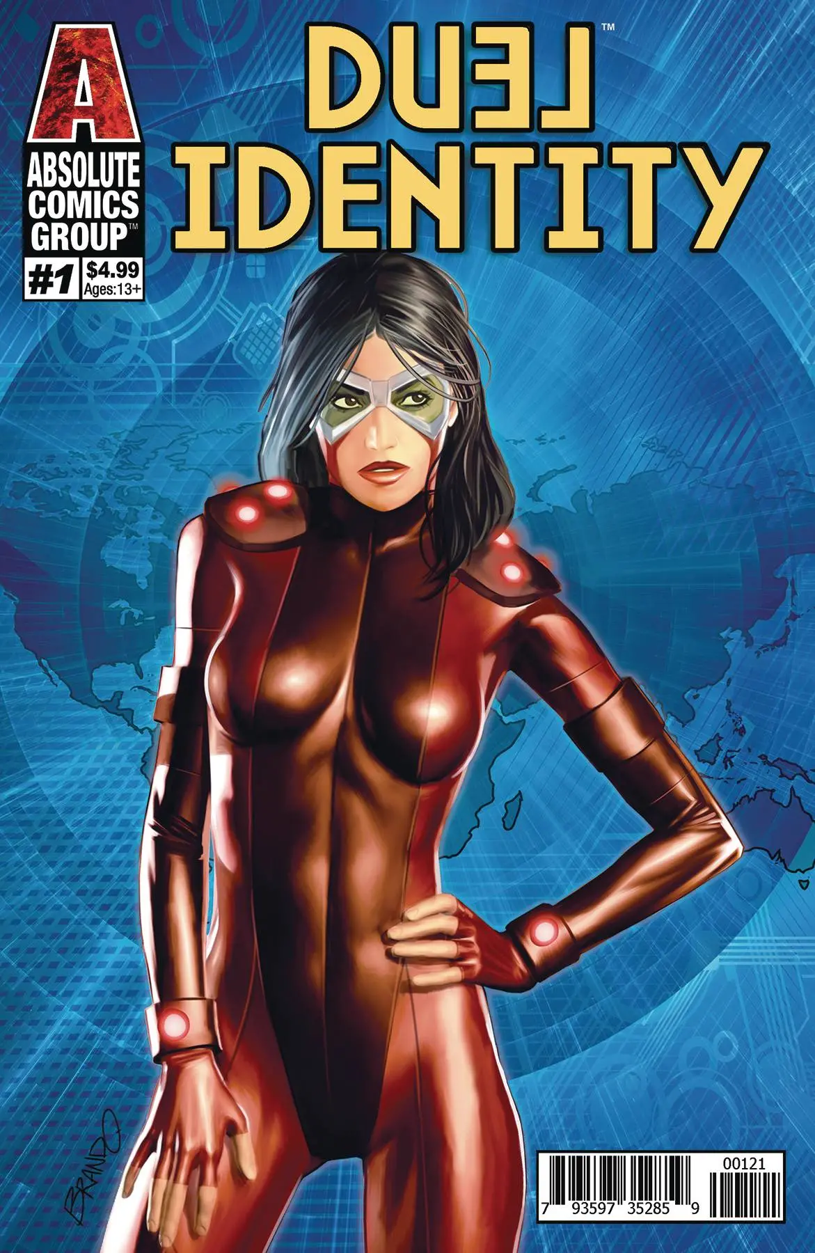 Duel Identity #1 Holographic Gold Foil Cvr 1