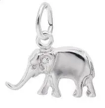 Sterling Silver Elephant Charm 1
