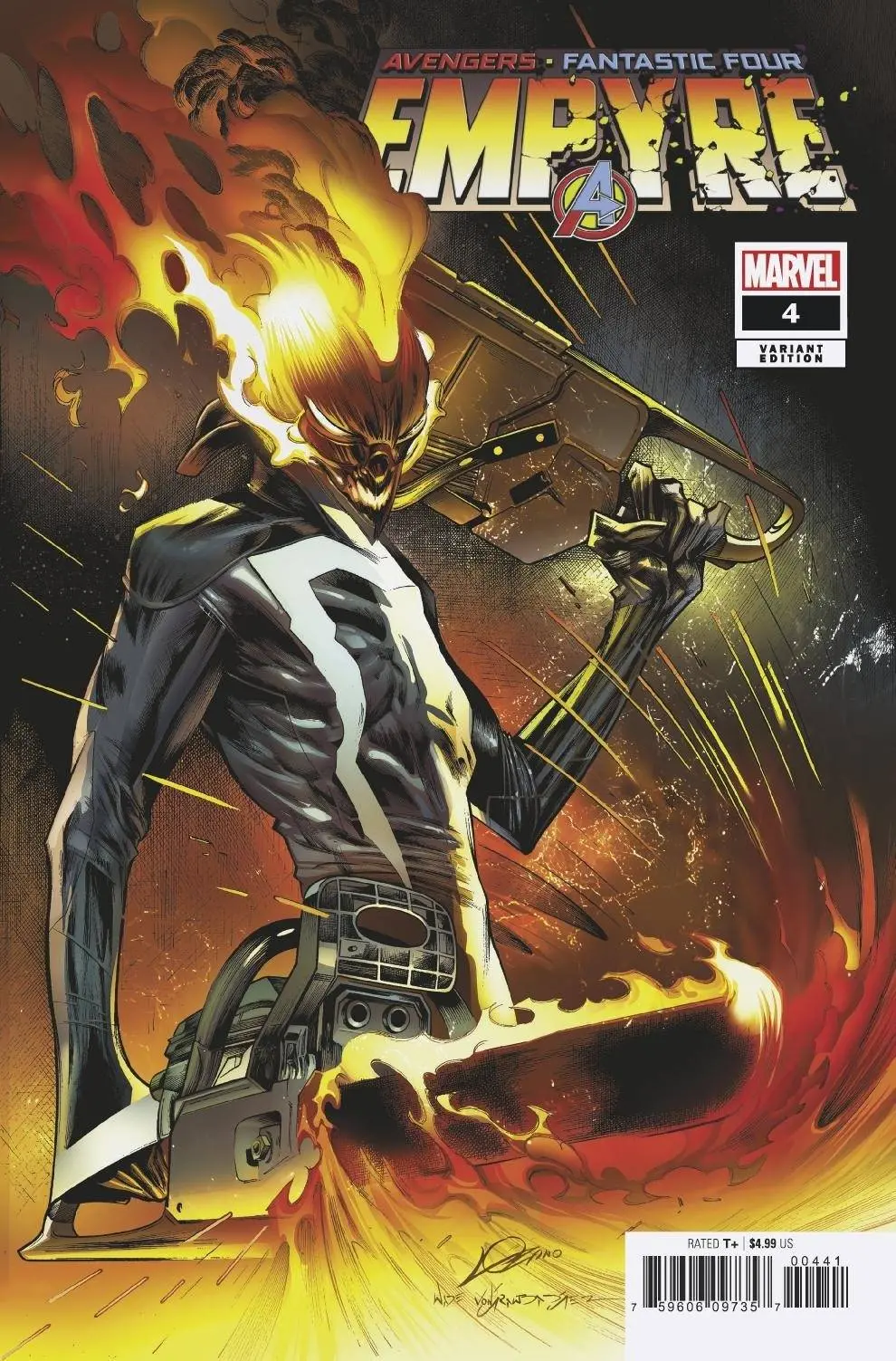 Empyre #4 (Of 6) Lozano Avenger Var 1