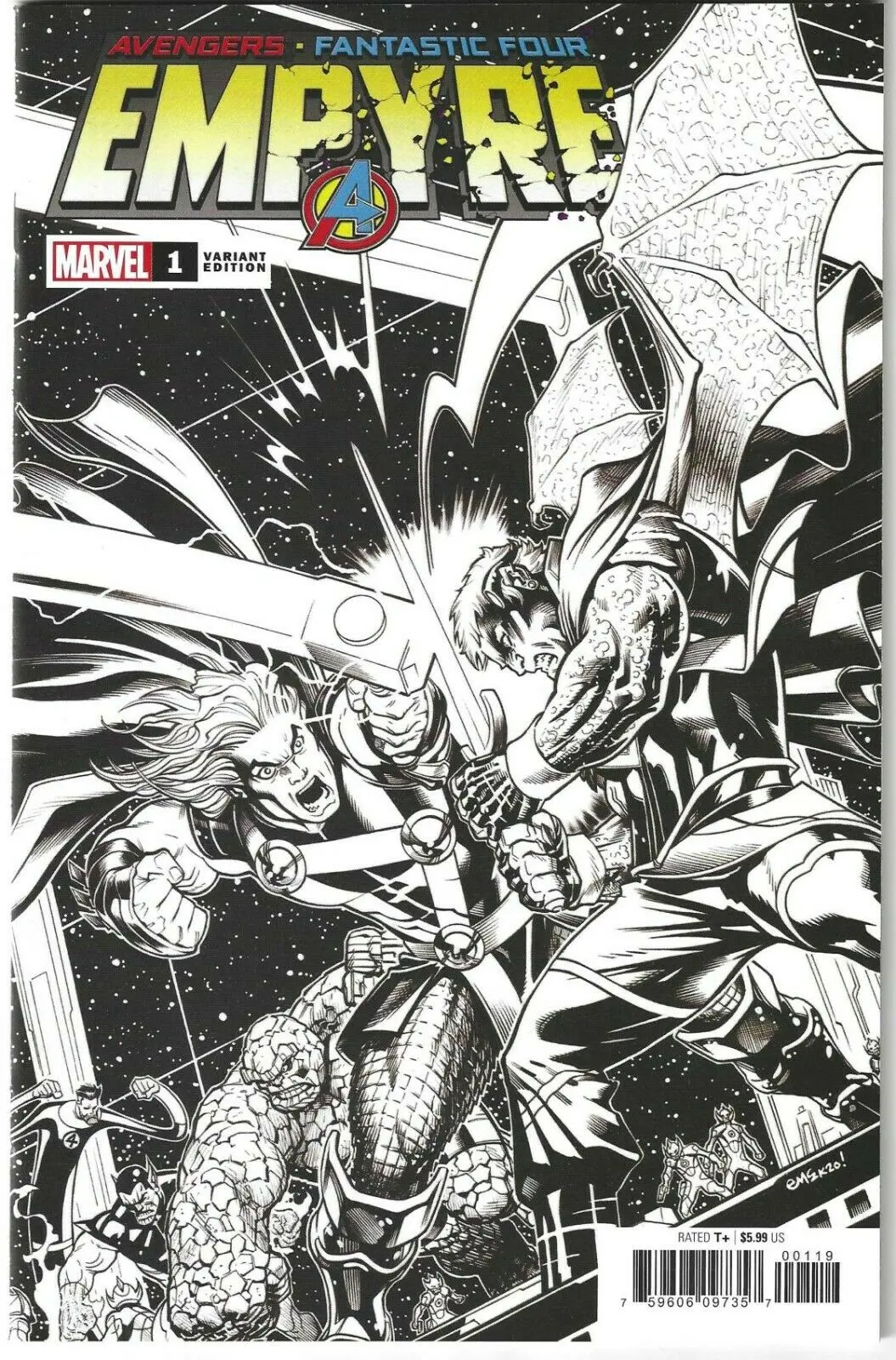 Empyre #1 (Of 6) Mcguinness Launch Sketch Var 1