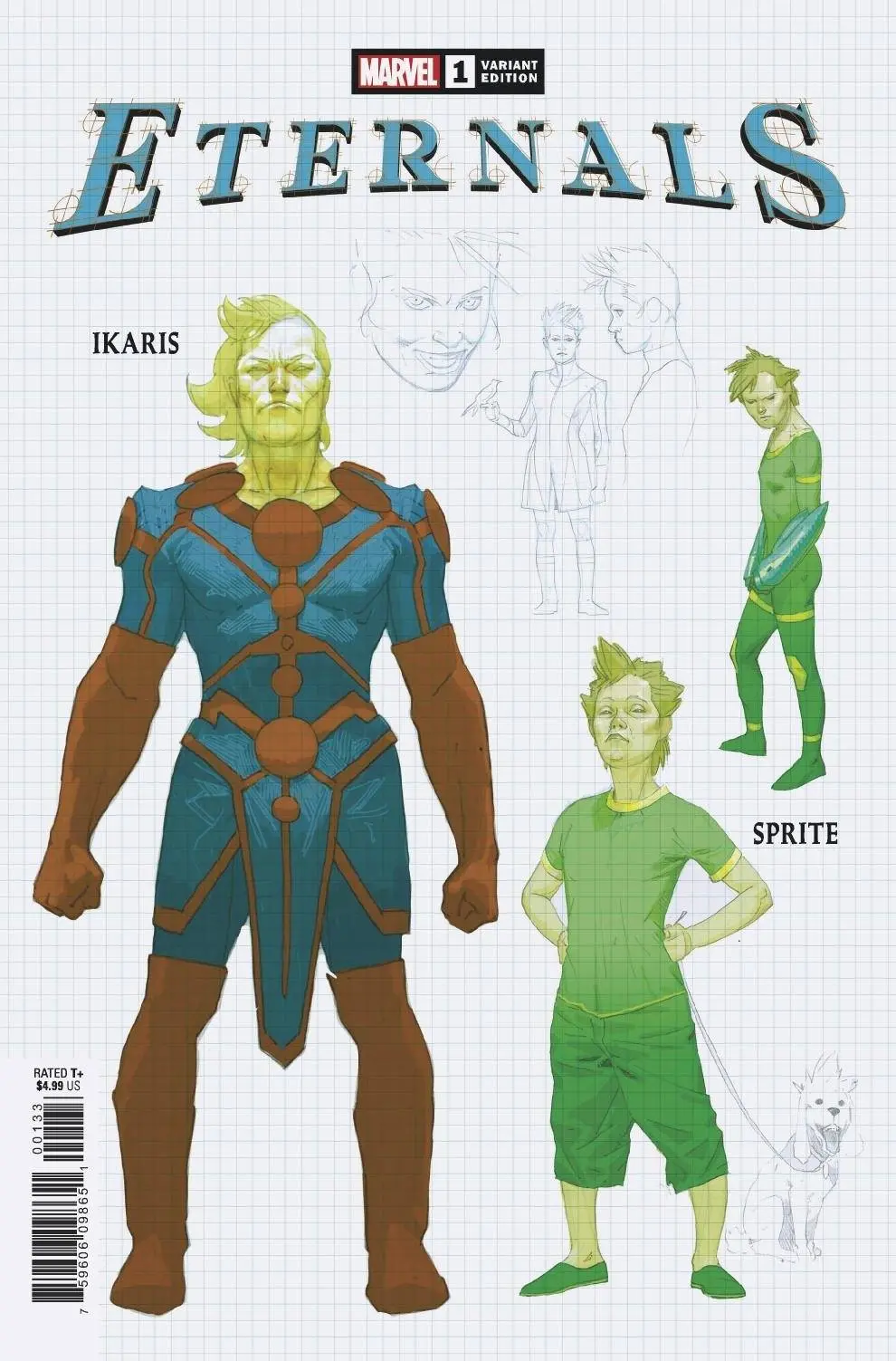 Eternals #1 Ribic Design Var 1