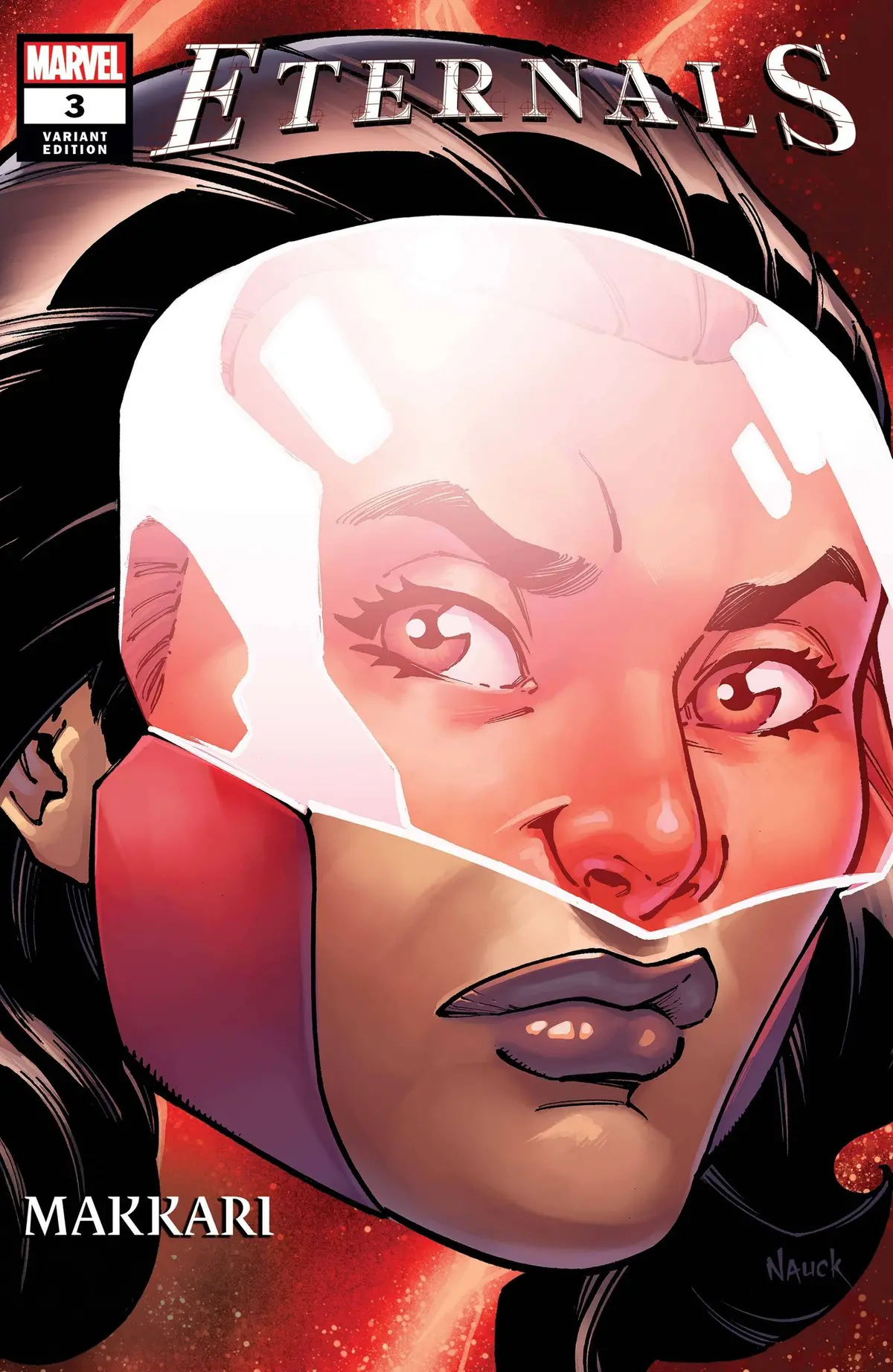 Eternals #3 Nauck Headshot Var 1