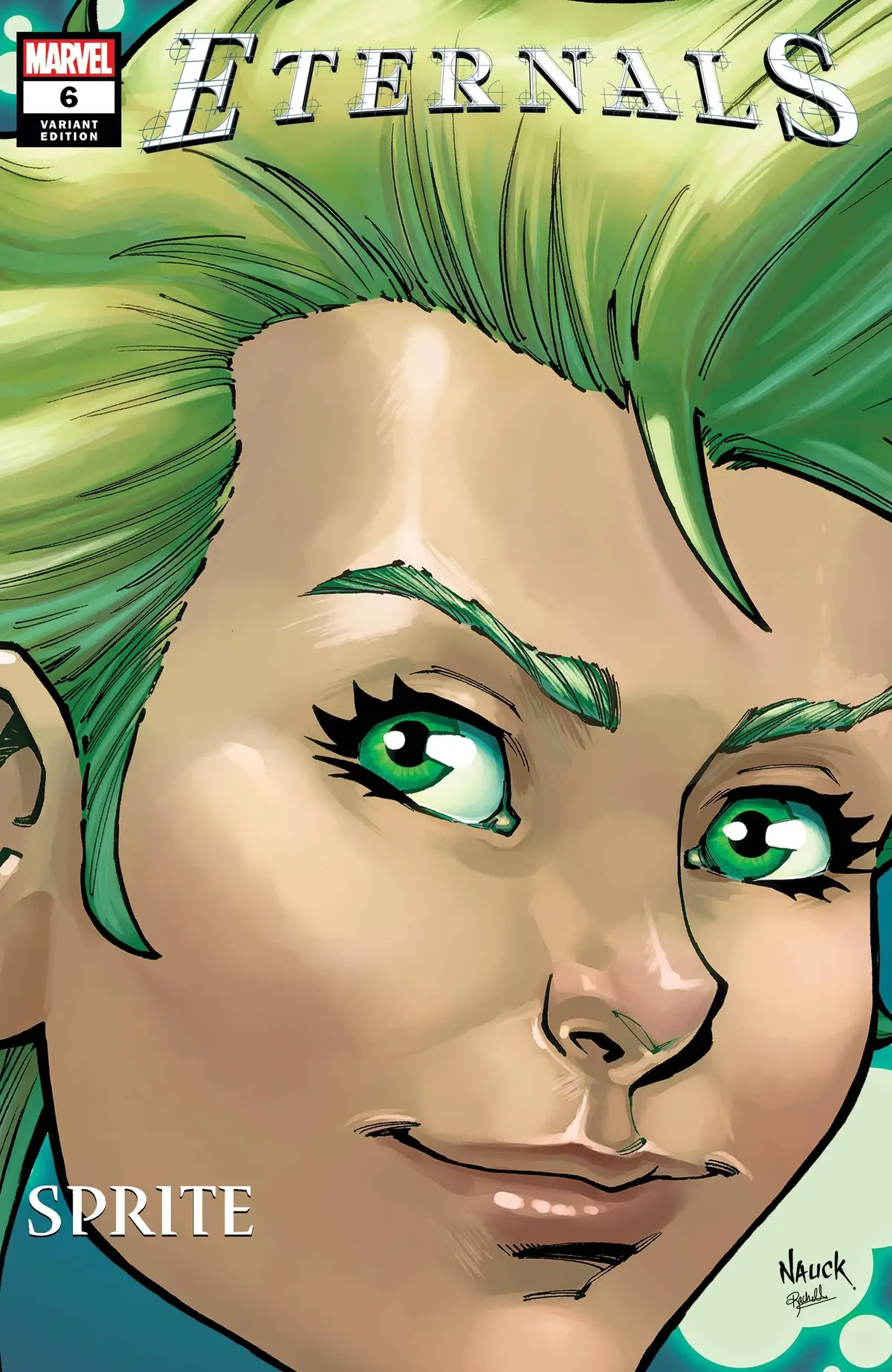 Eternals #6 Nauck Headshot Var 1