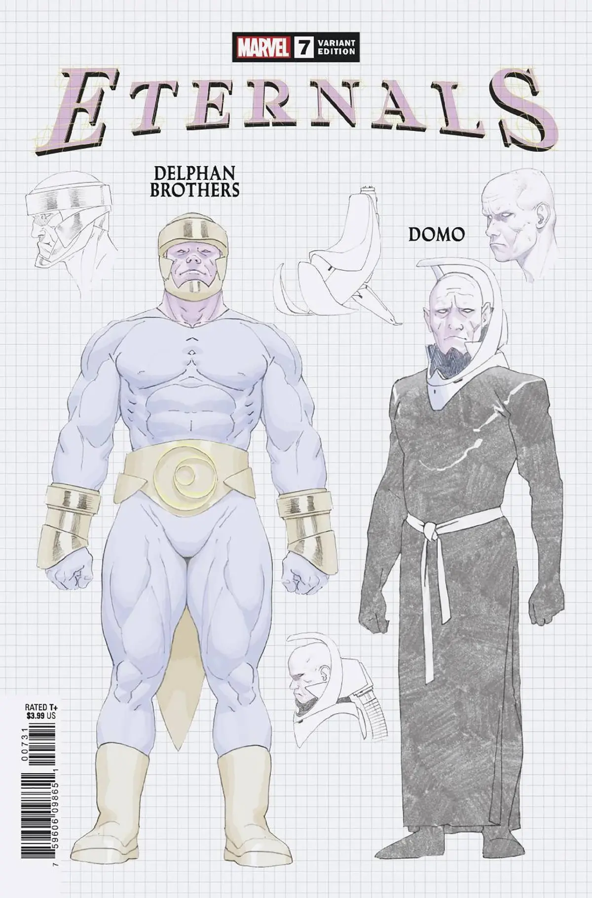 Eternals #7 Ribic Design Var 1