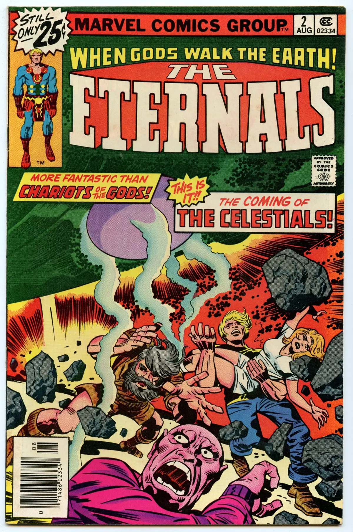 Eternals 2 (Aug 1976) Vf- (7.5) - 1St Celestials 1
