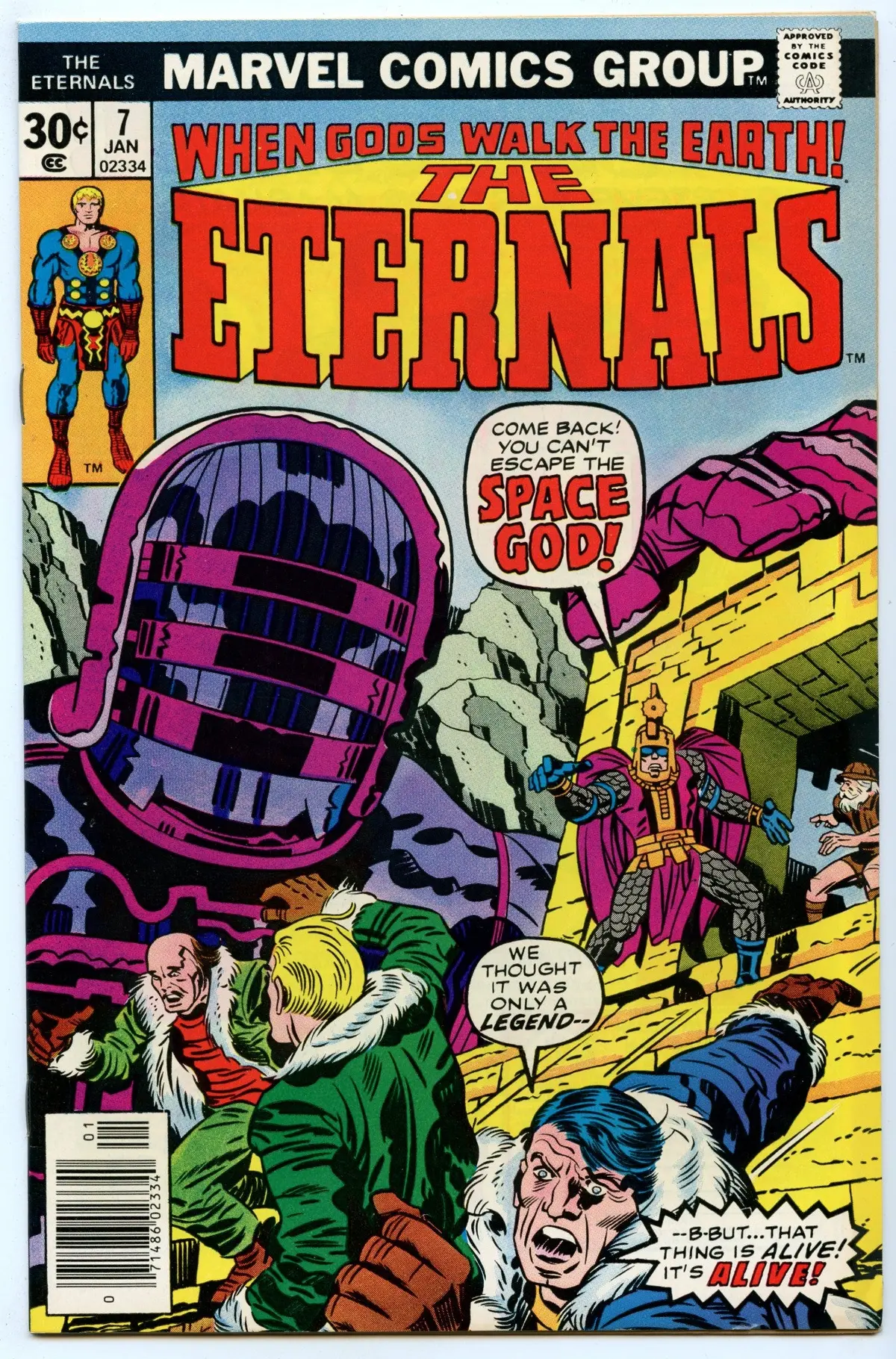 Eternals 7 (Jan 1977) Vf+ (8.5) 1
