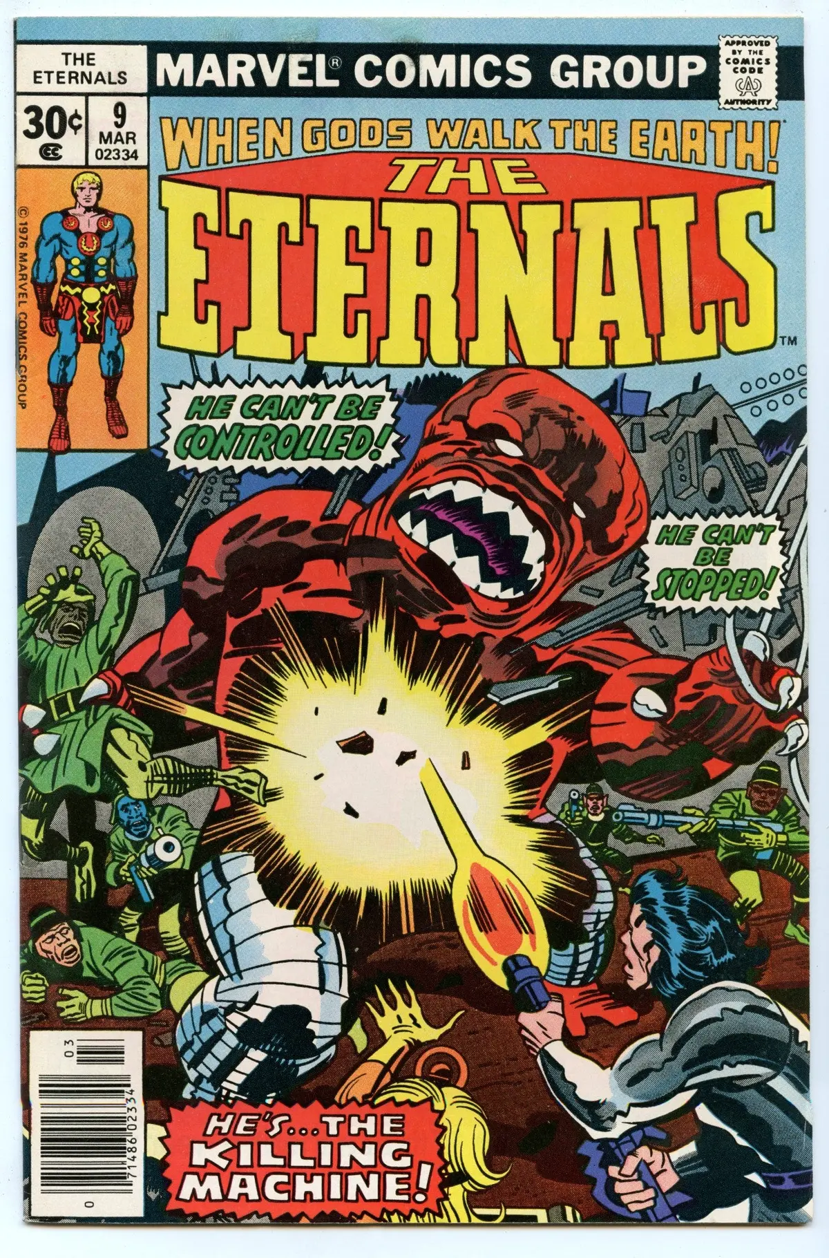 Eternals 9 (Mar 1977) Vf+ (8.5) 1