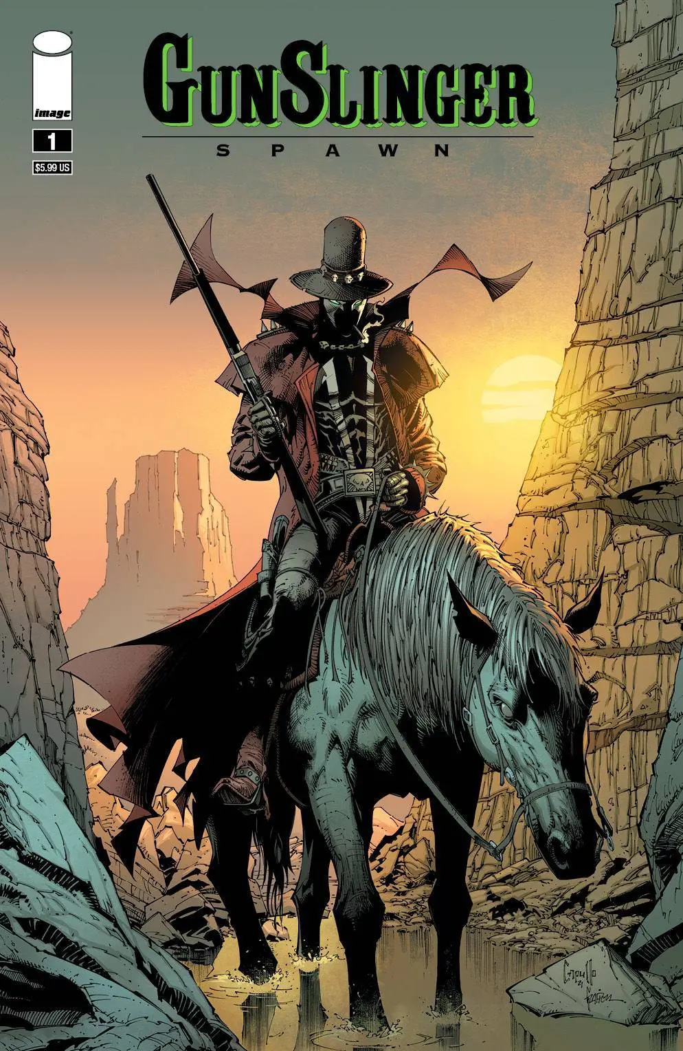 Gunslinger Spawn #1 Cvr D Capullo 1