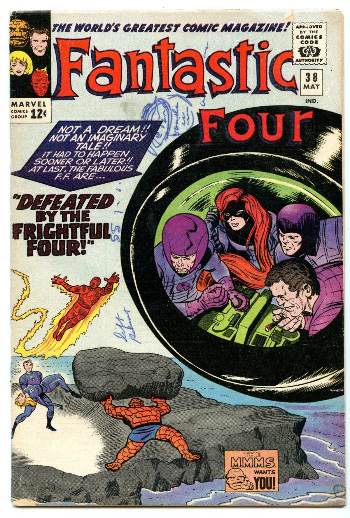 Fantastic Four 38 (May 1965) Gd (2.0) 1