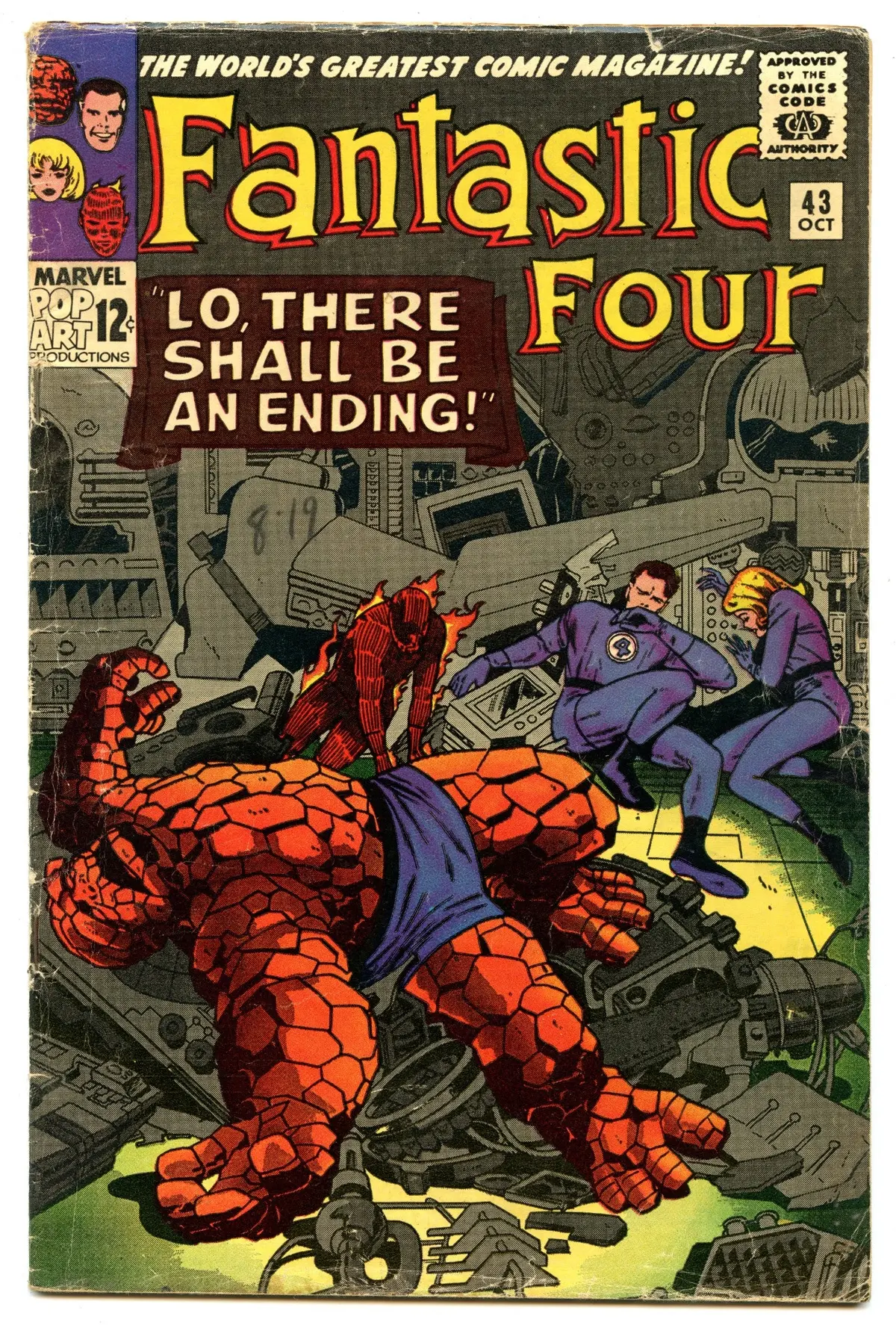Fantastic Four 43 (Oct 1965) Gd+ (2.5) 1