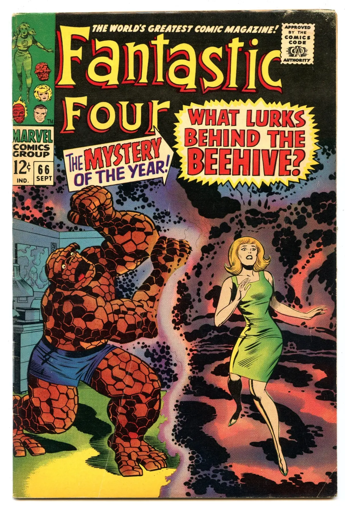 Fantastic Four 66 (Sep 1967) Vg+ (4.5) - 1St Mention "Him" (No Appearance) 1