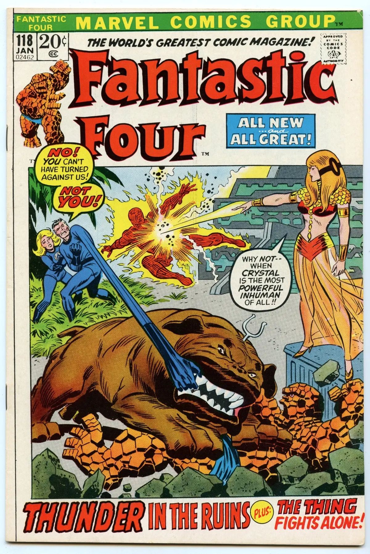 Fantastic Four 118 (Jan 1972) Vf/Nm (9.0) 1