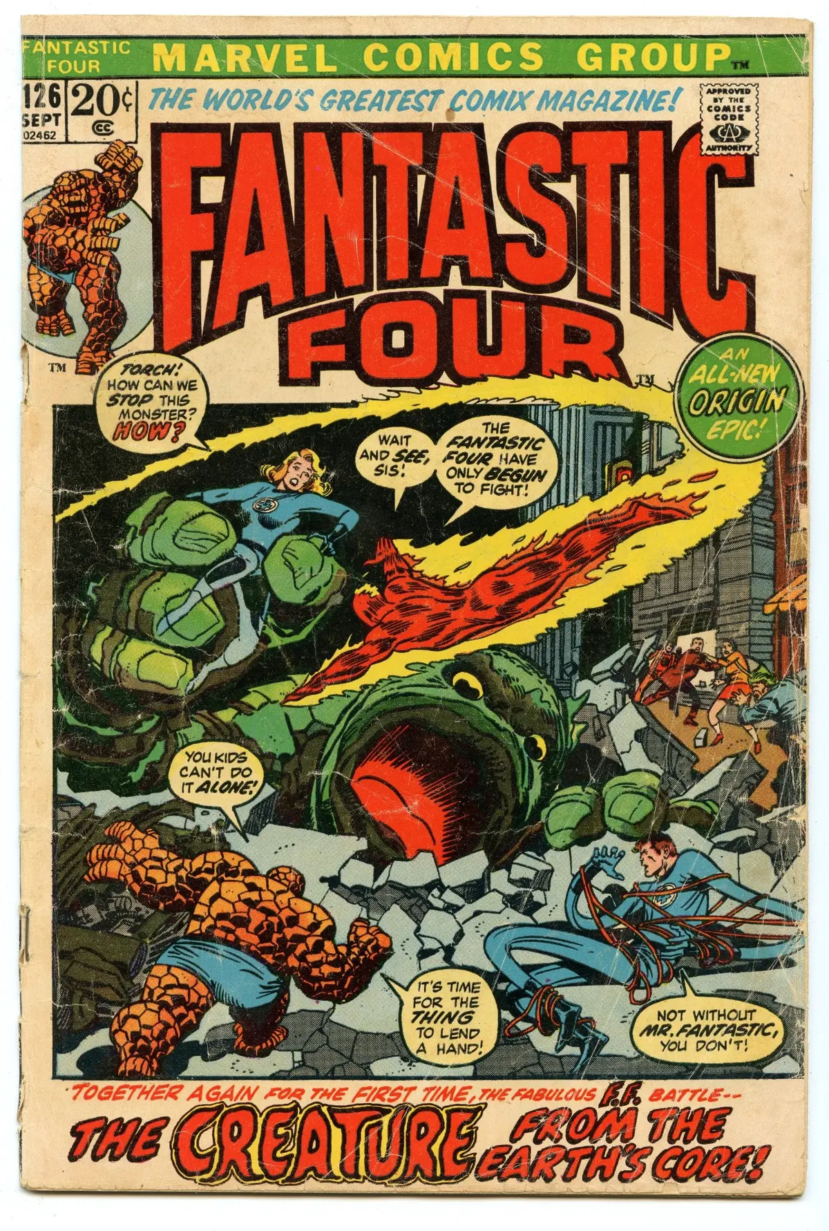 Fantastic Four 126 (Sep 1972) Gd/Vg (3.0) 1