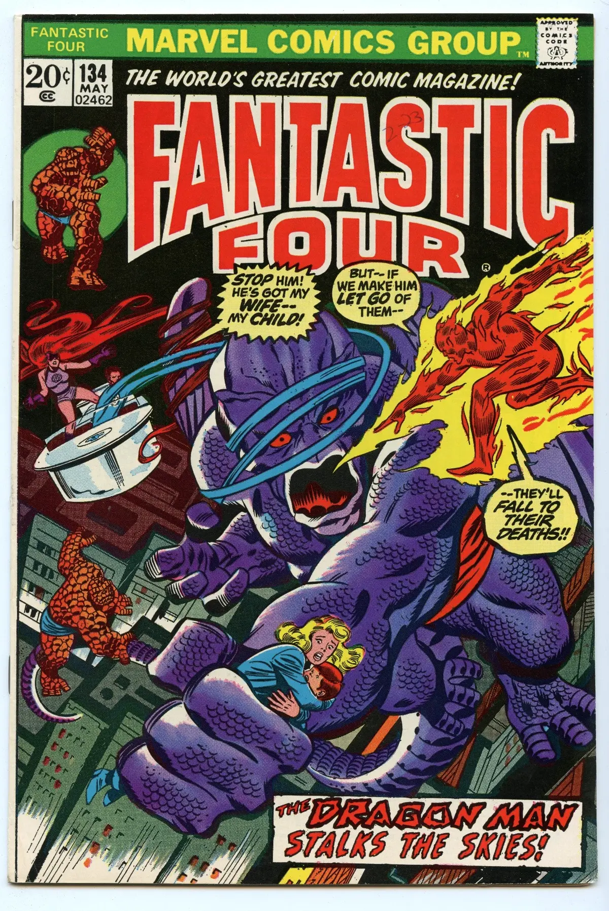 Fantastic Four 134 (May 1973) Vf (8.0) 1