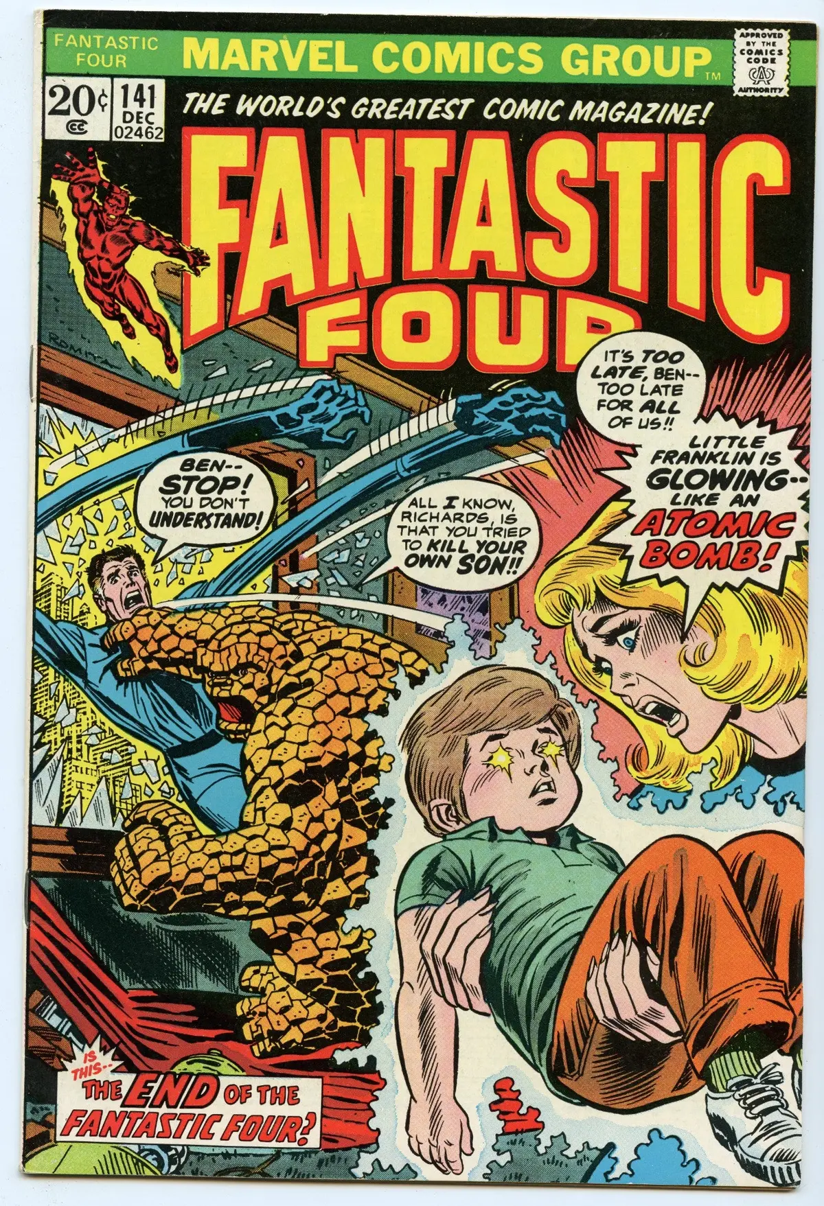 Fantastic Four 141 (Dec 1973) Vf (8.0) 1