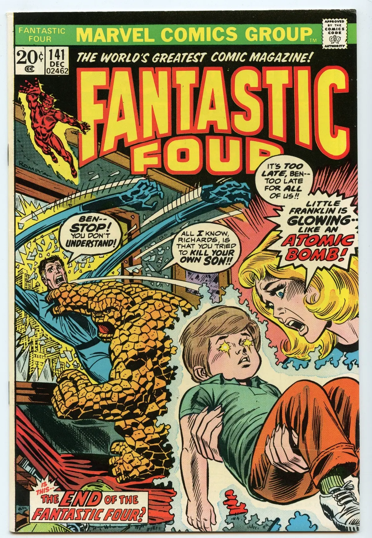 Fantastic Four 141 (Dec 1973) Vf/Nm (9.0) 1