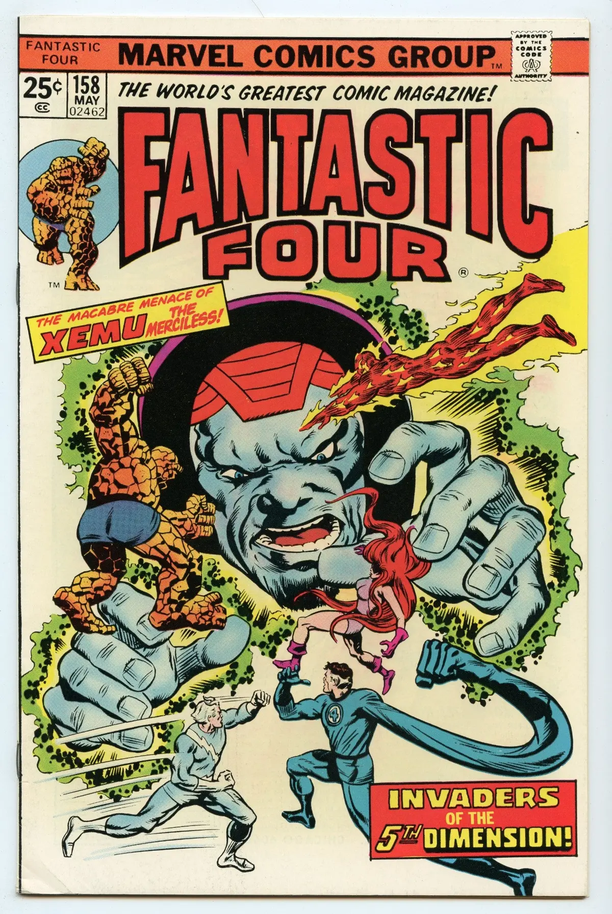 Fantastic Four 158 (May 1975) Vf+ (8.5) 1