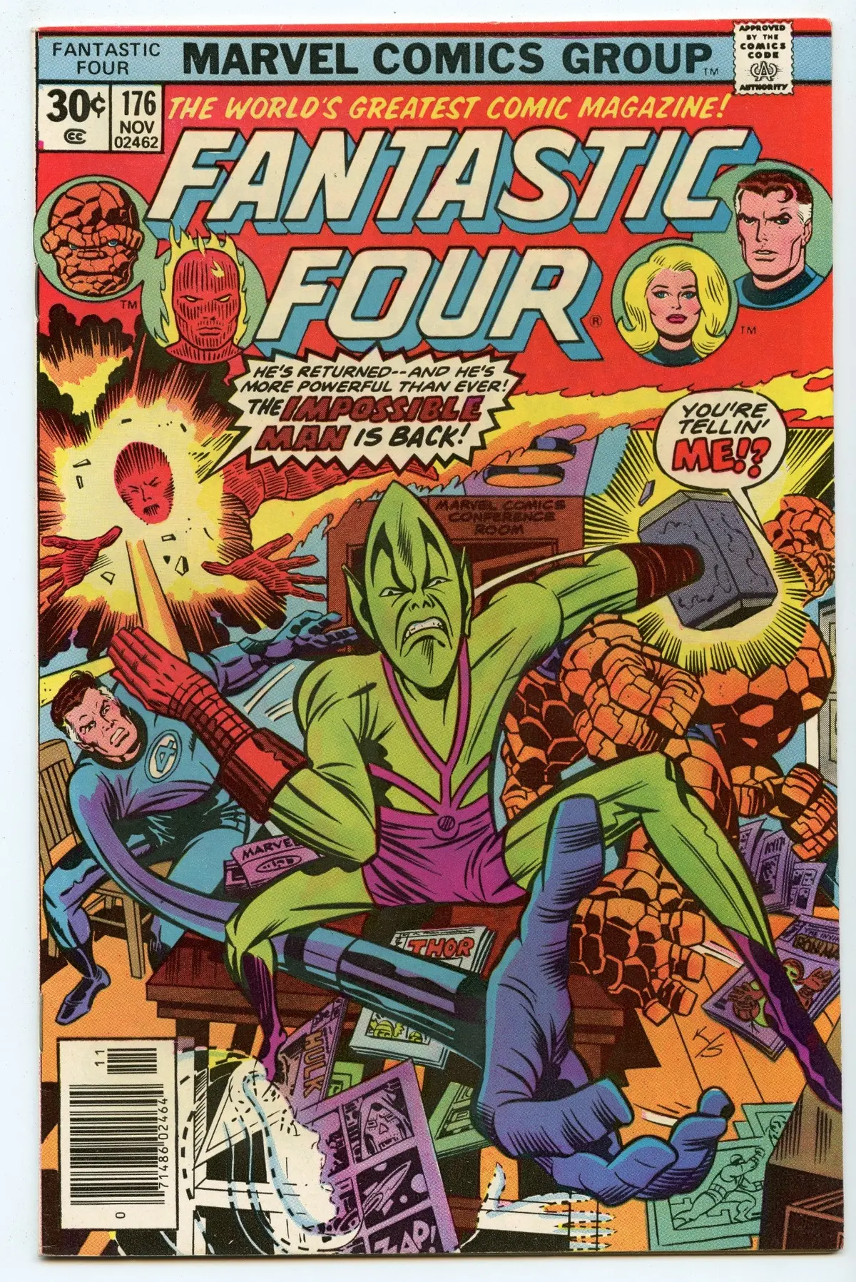 Fantastic Four 176 (Nov 1976) Fi/Vf (7.0) 1
