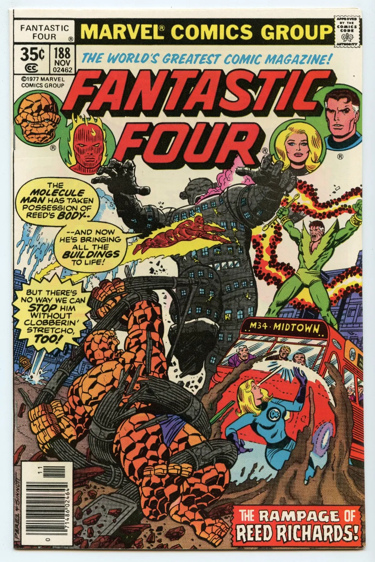 Fantastic Four 188 (Nov 1977) Vf (8.0) 1