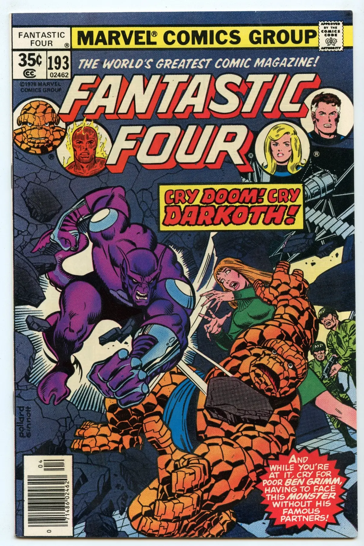 Fantastic Four 193 (Apr 1978) Vf- (7.5) 1