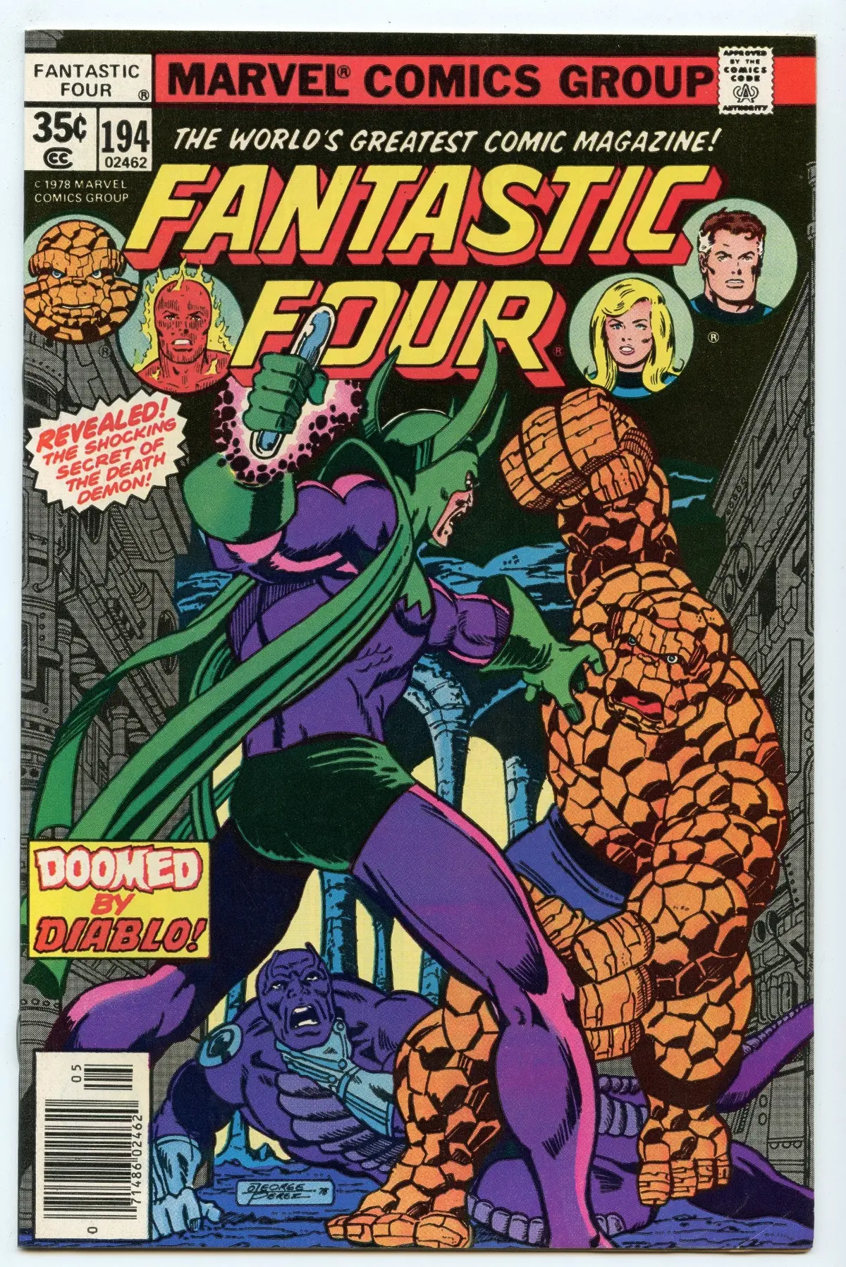 Fantastic Four 194 (May 1978) Fi/Vf (7.0) 1