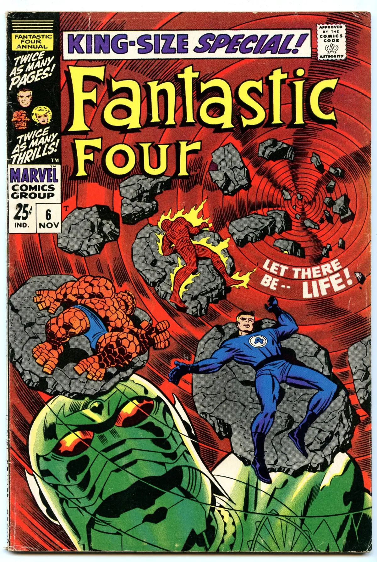 Fantastic Four King-Size Special 6 (Nov 1968) Vg- (3.5) 1