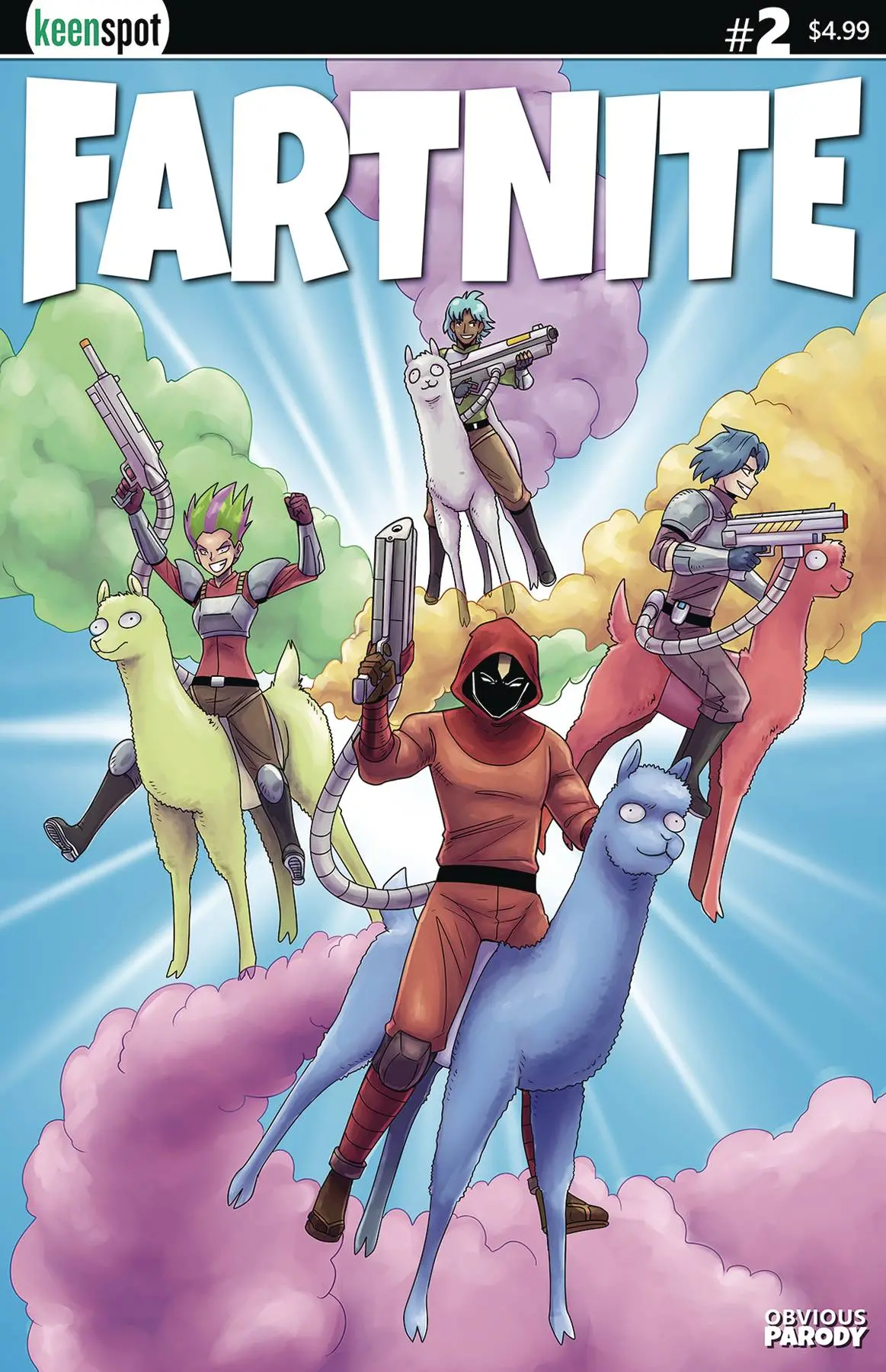 Fartnite Chapter Poo #1 Cvr B Llama Riders In Sky 1