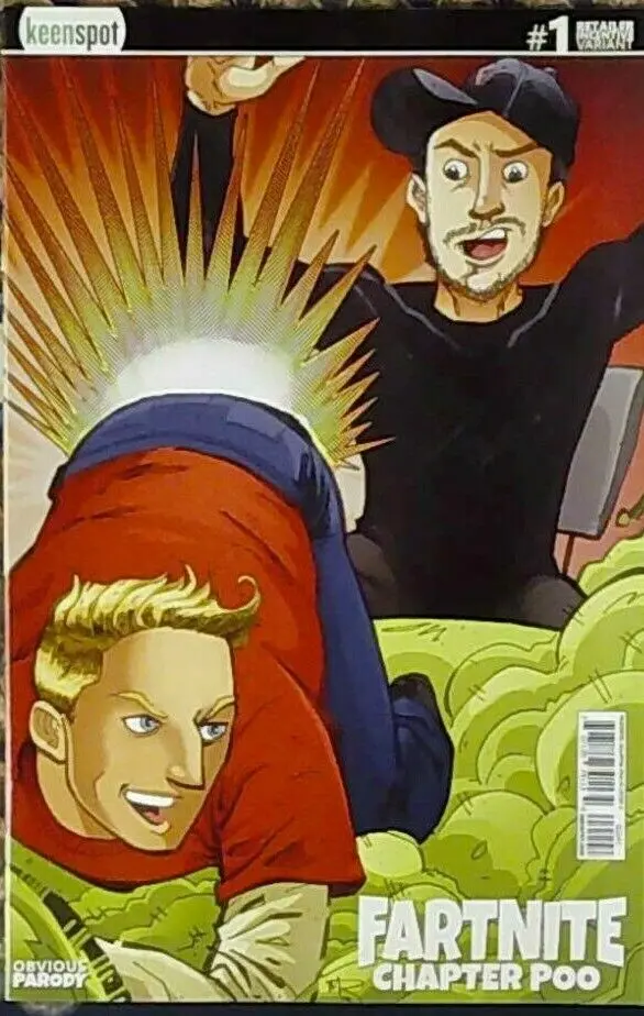 Fartnite Chapter Poo #1 Cvr D 5 Copy Tfue Parody Ret Incv 1