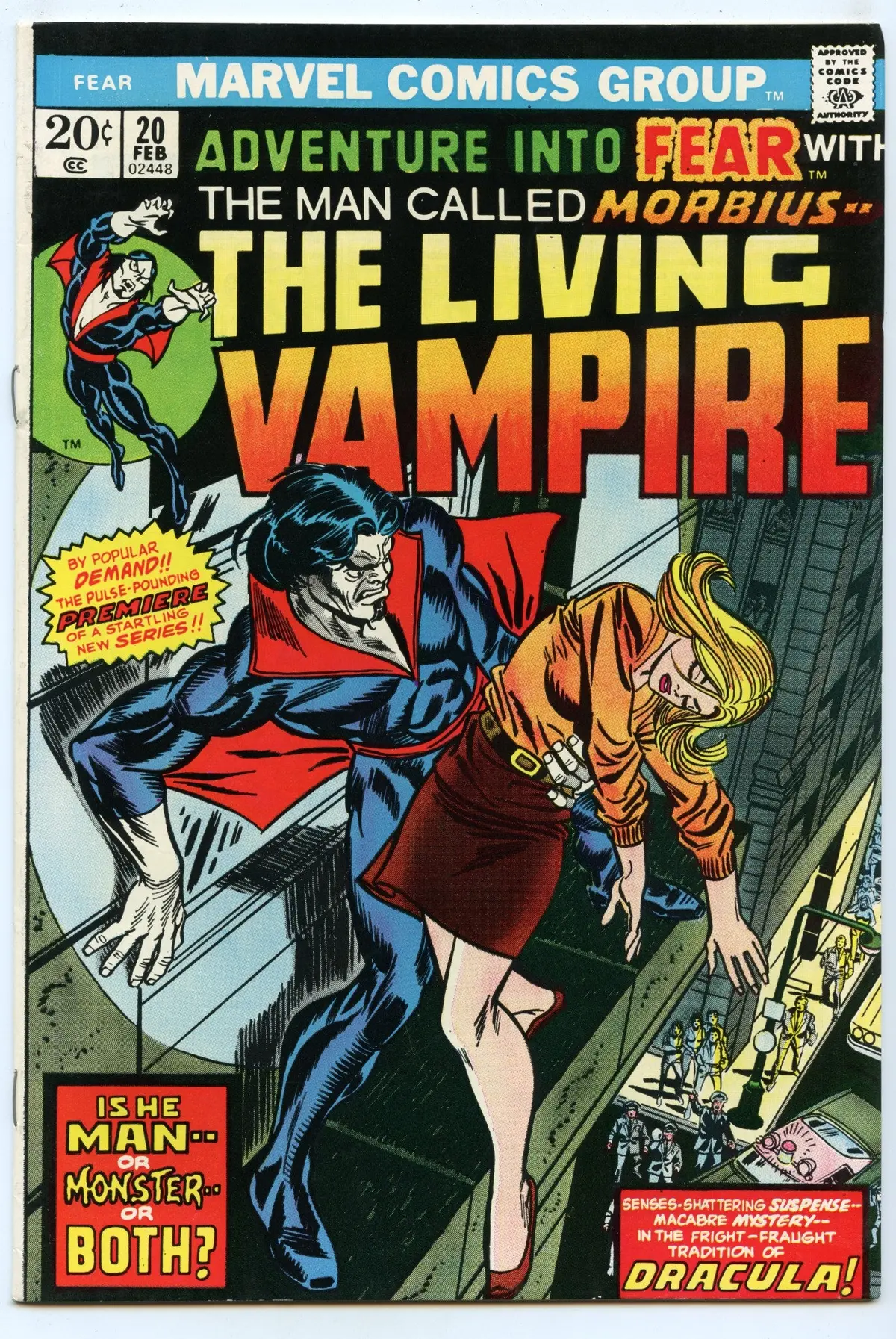 Fear 20 (Feb 1974) Vf/Nm (9.0) 1