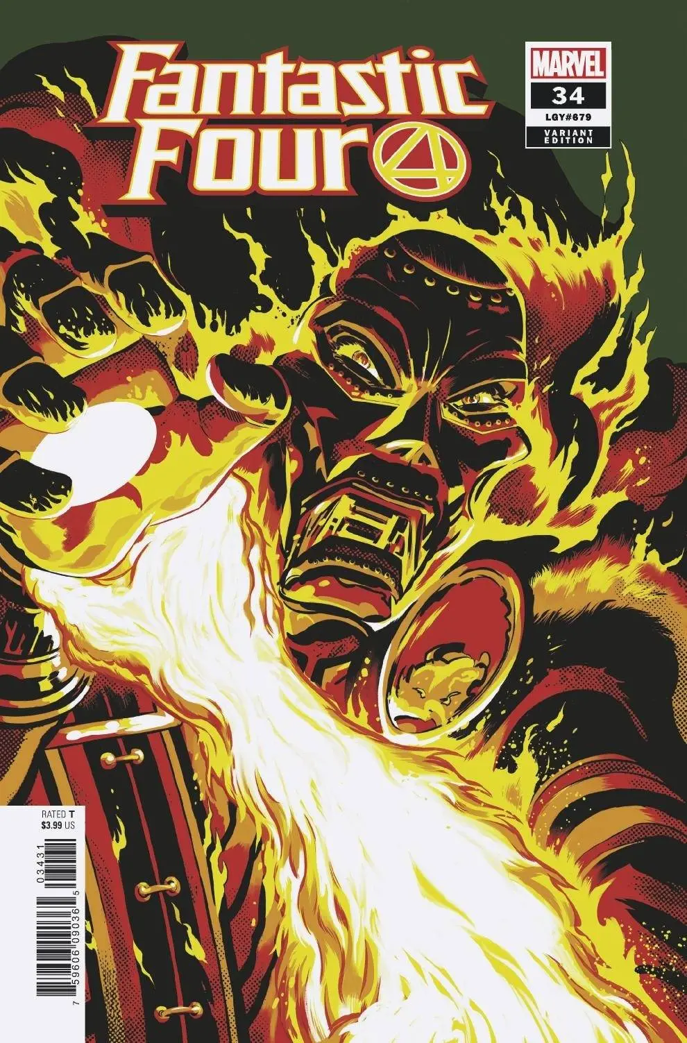 Fantastic Four #34 Rodriguez Var 1