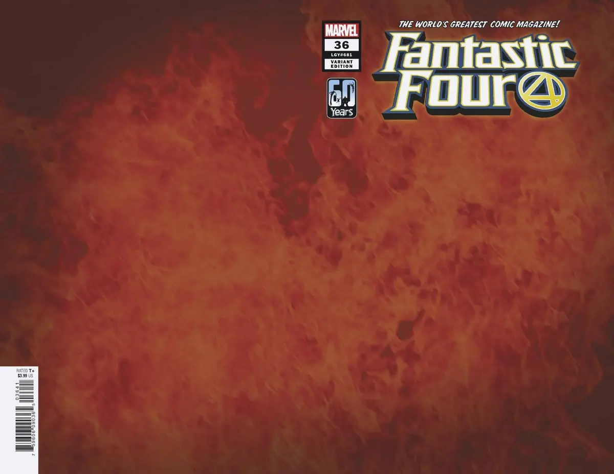 Fantastic Four #36 Wrpad Flame Var 1