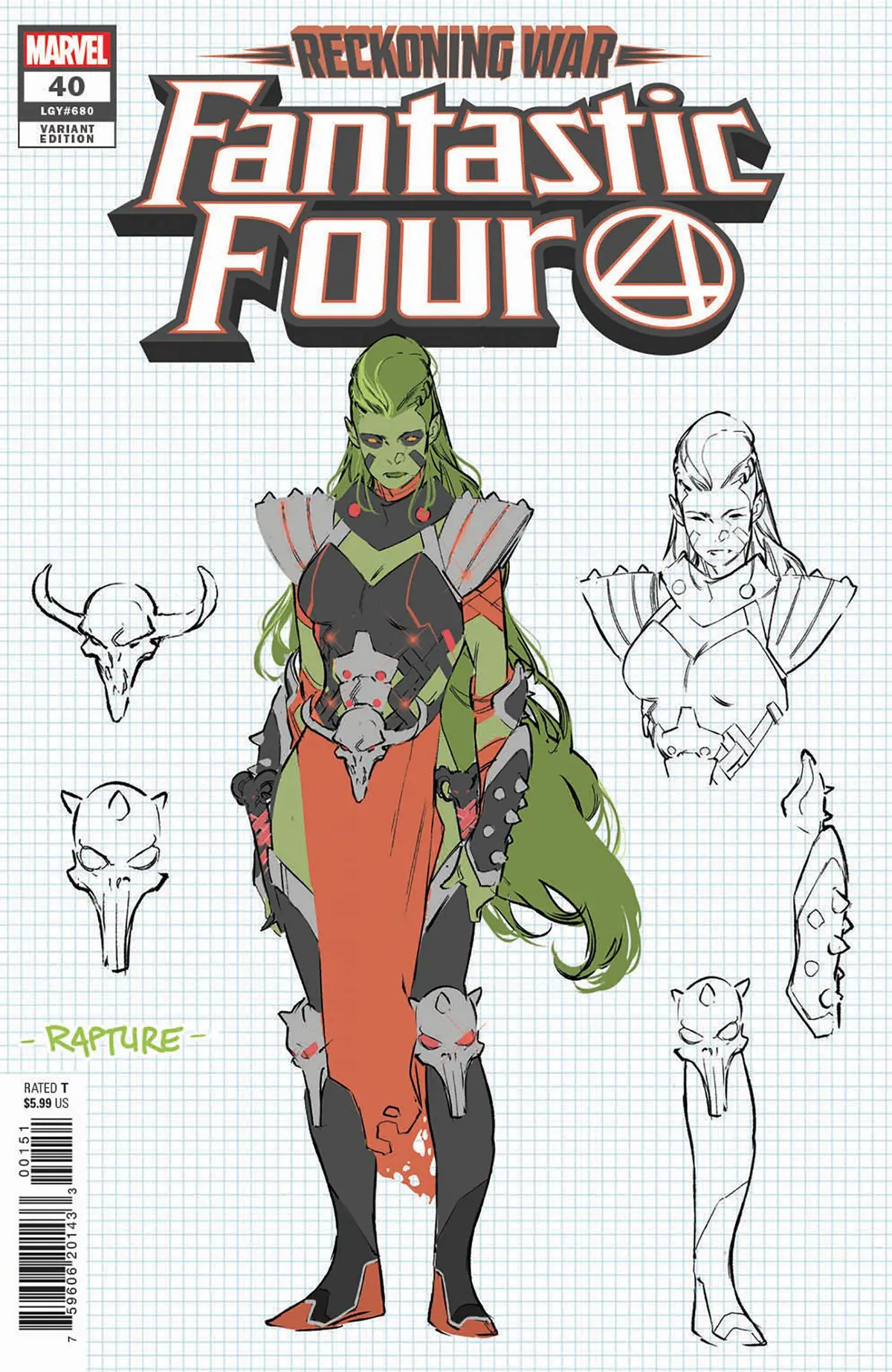Fantastic Four #40 Silva Concept Art Var 1