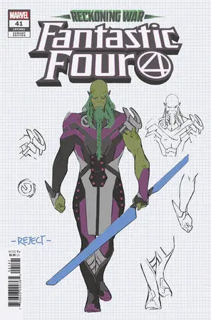 Fantastic Four #41 Silva Concept Art Var 1