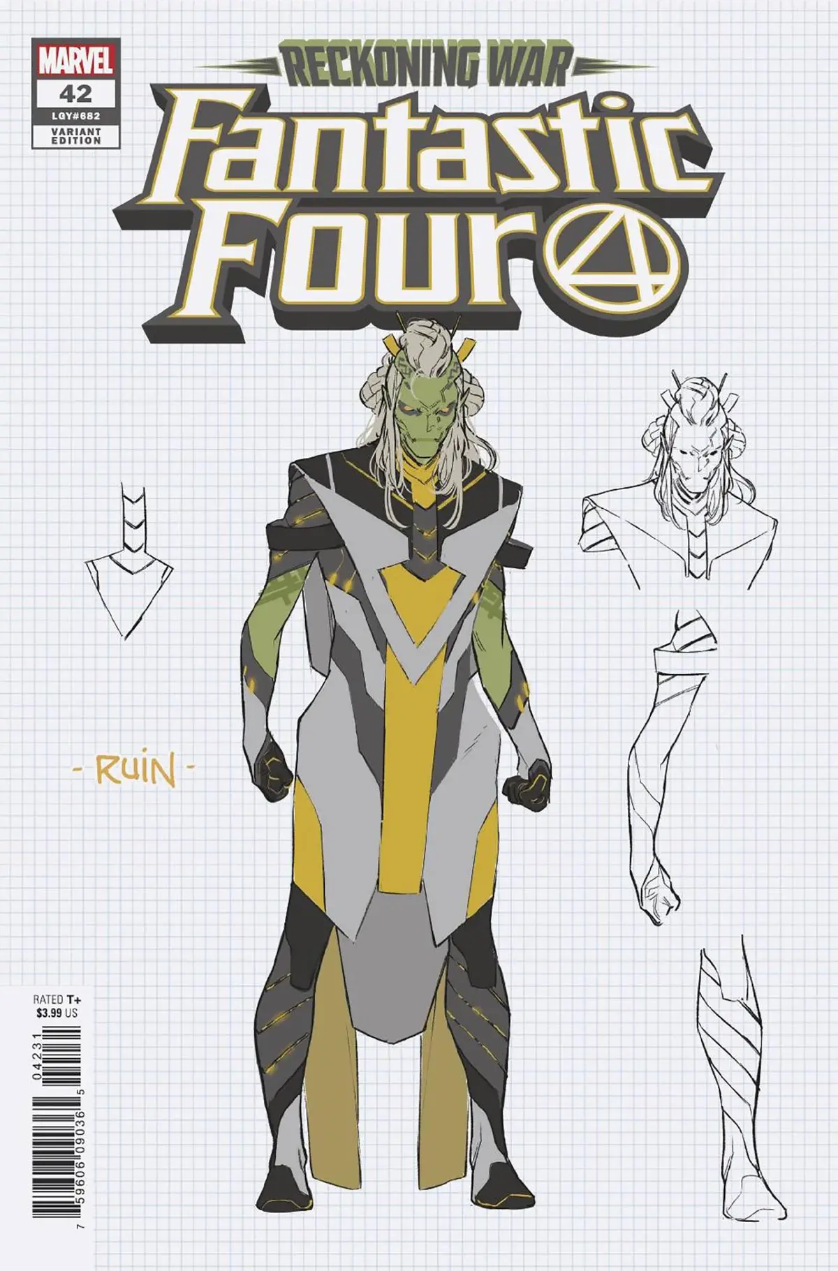 Fantastic Four #42 Silva Concept Art Var 1