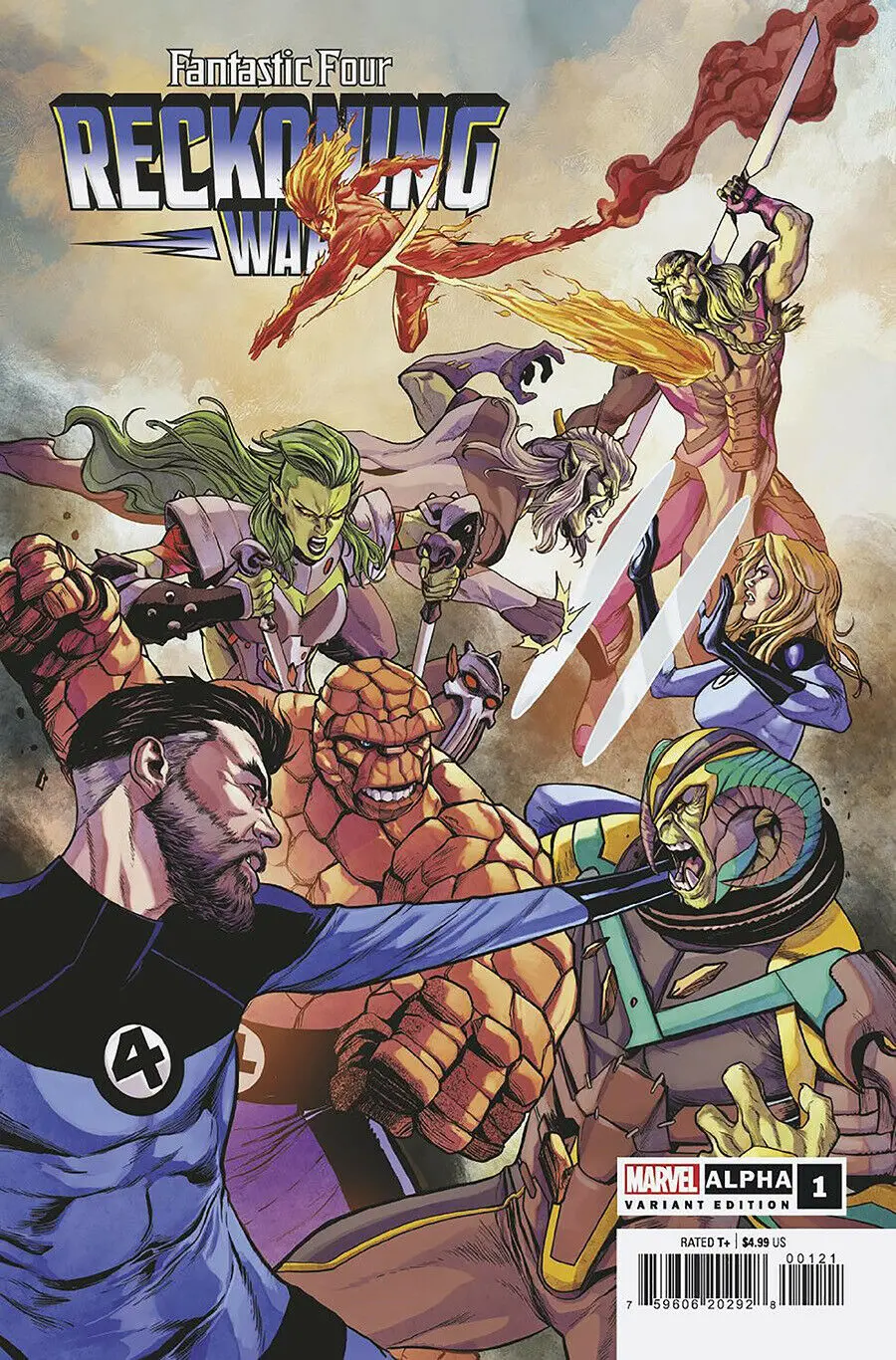 Fantastic Four Reckoning War Alpha #1 Caselli Var 1