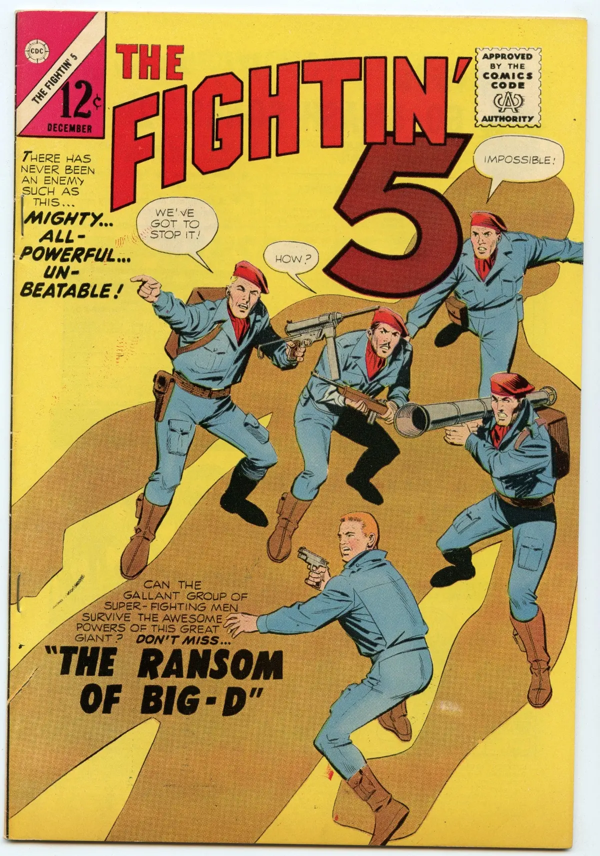 Fightin' Five 30 (Dec 1964) Fi (6.0) 1