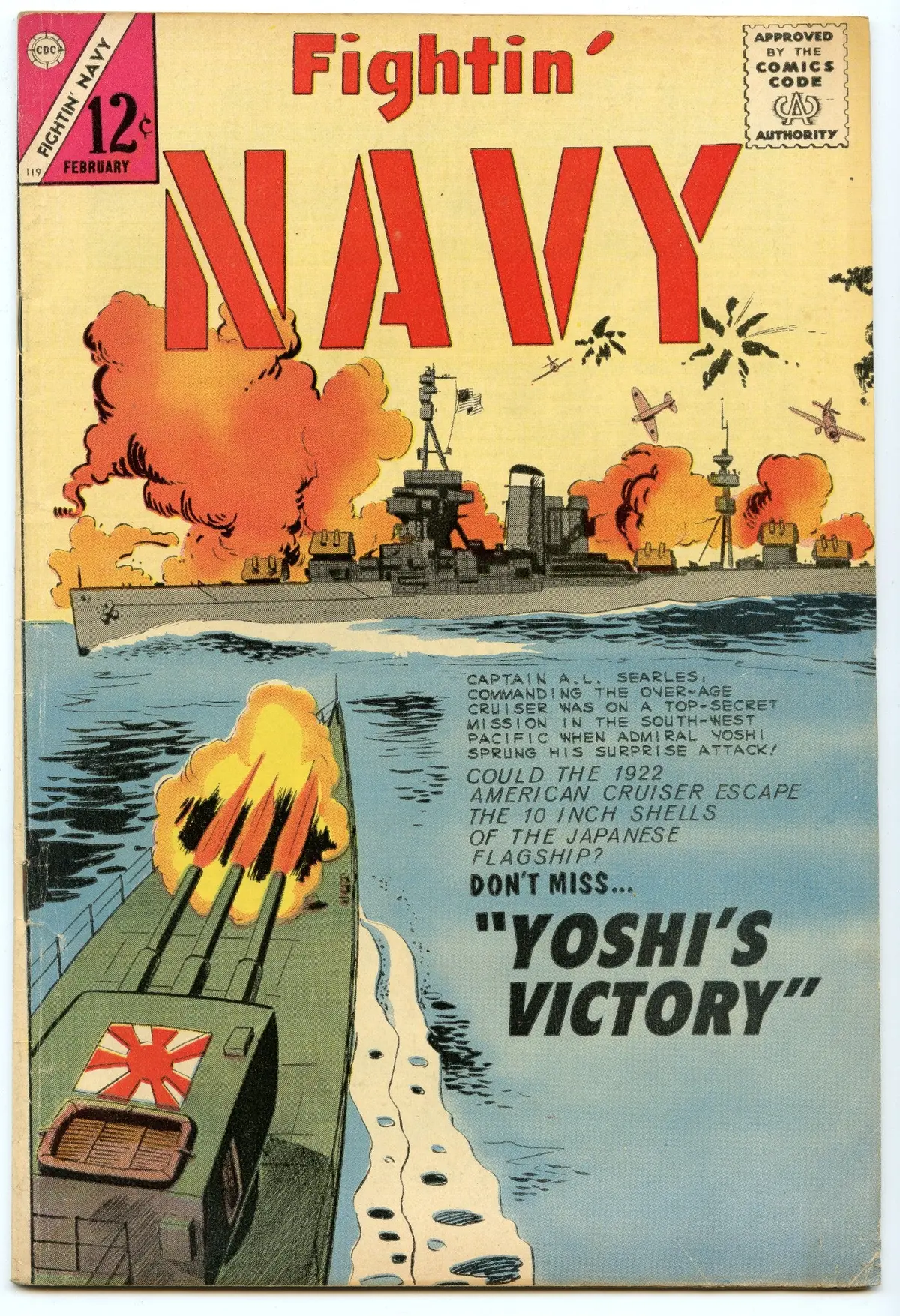 Fightin' Navy 119 (Feb 1965) Vg+ (4.5) 1