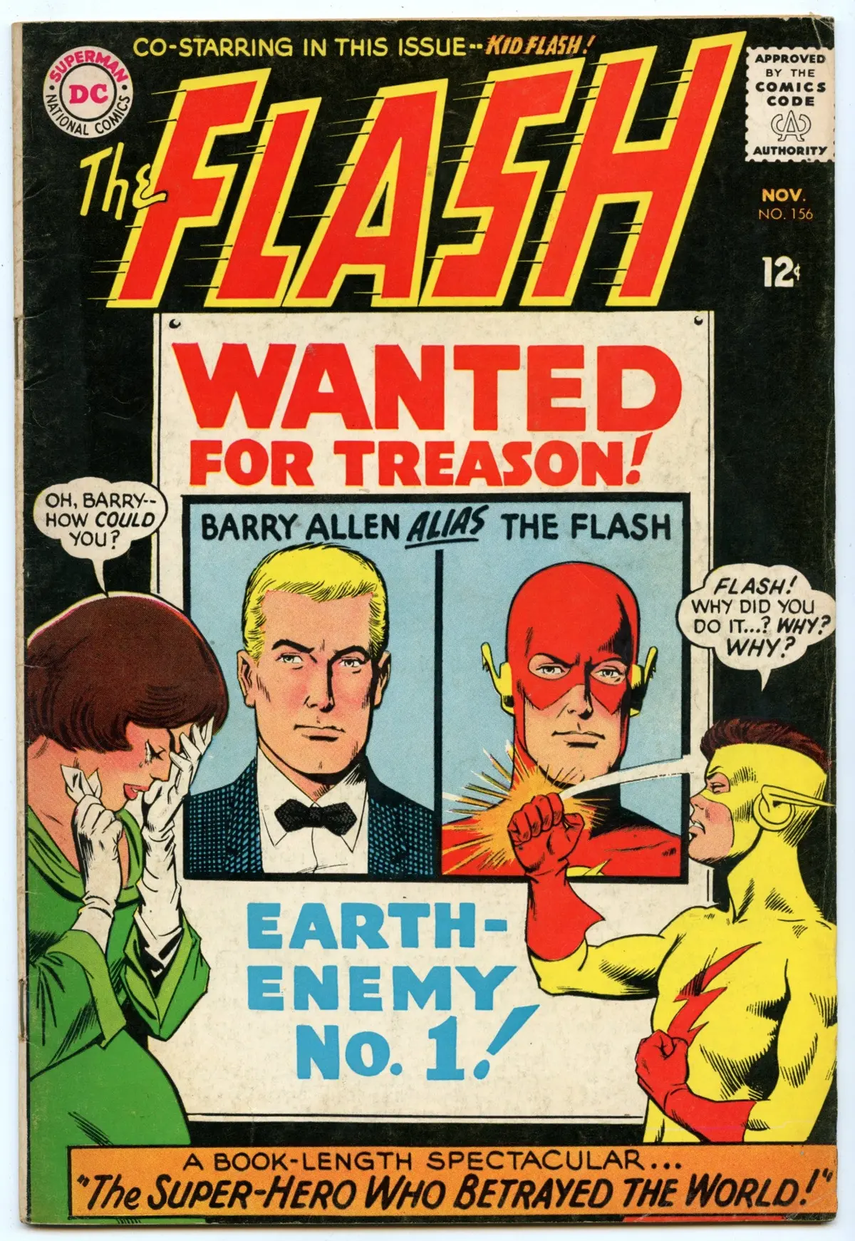 Flash 156 (Nov 1965) Vg/Fi (5.0) 1