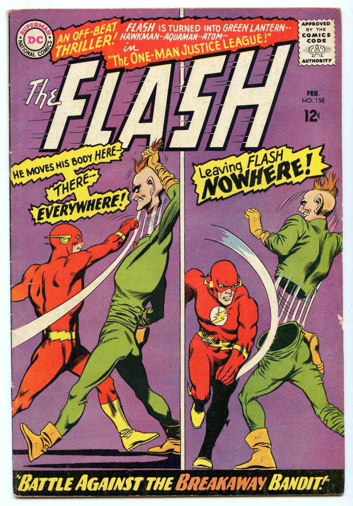 Flash 158 (Feb 1966) Vg+ (4.5) 1