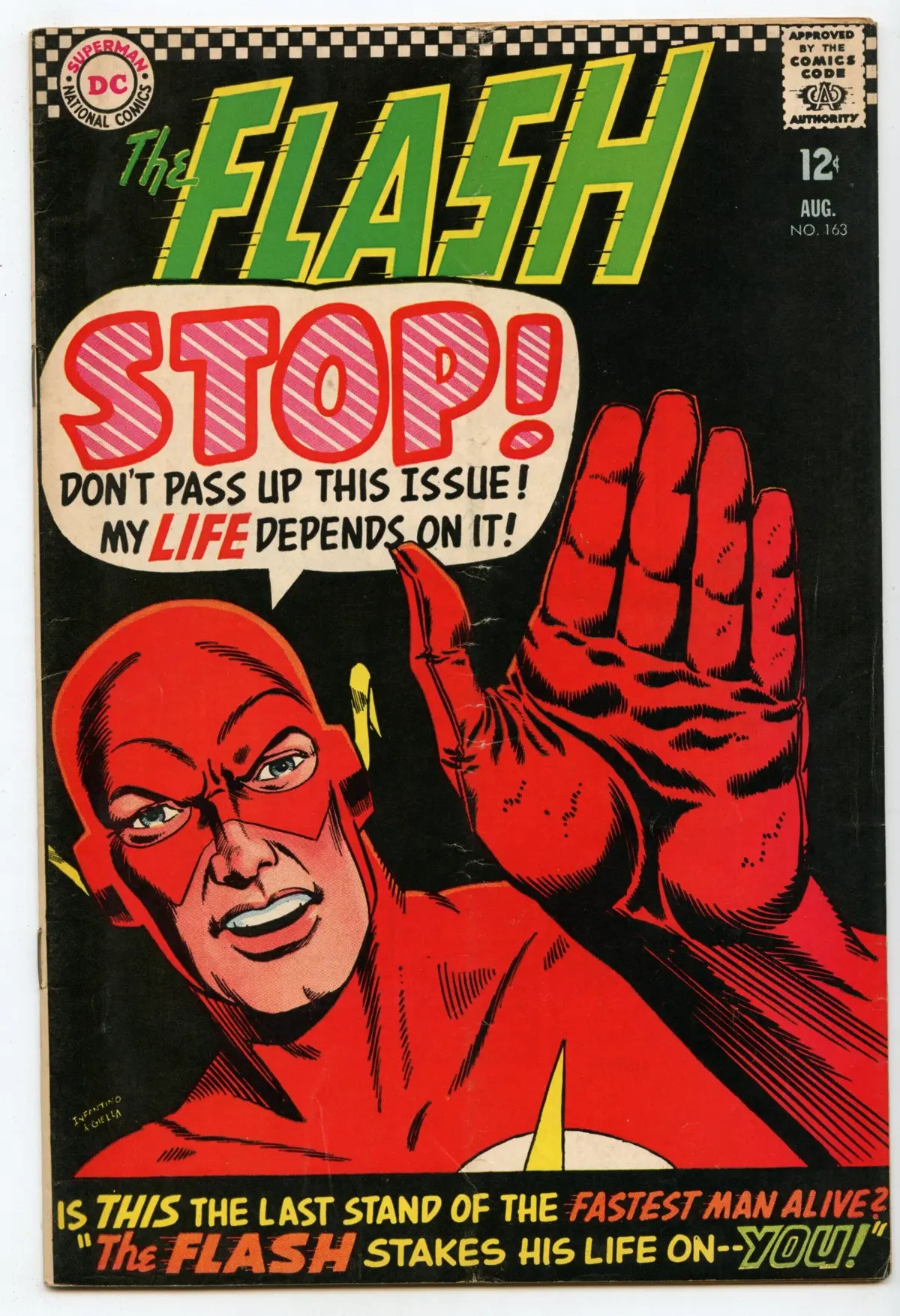 Flash 163 (Aug 1966) Vg/Fi (5.0) 1