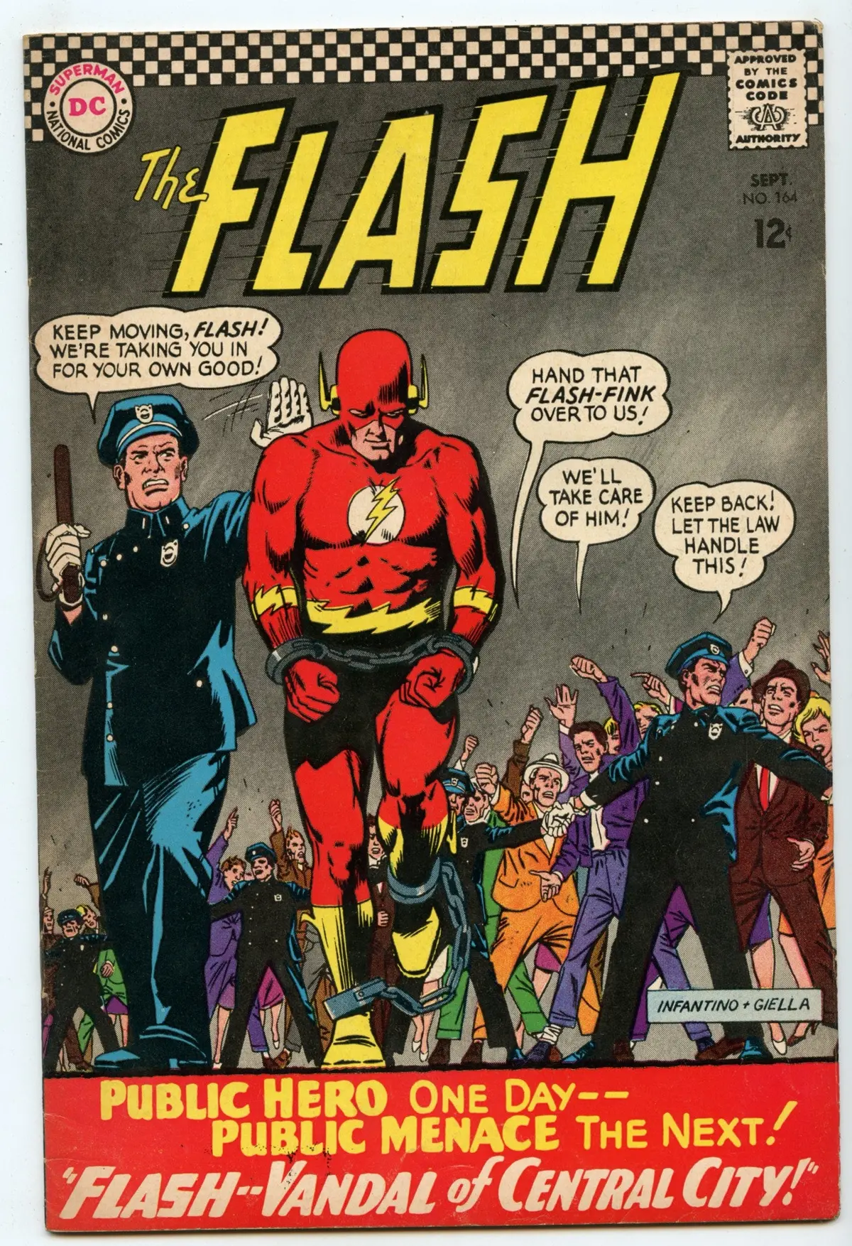 Flash 164 (Sep 1966) Fi/Vf (7.0) 1