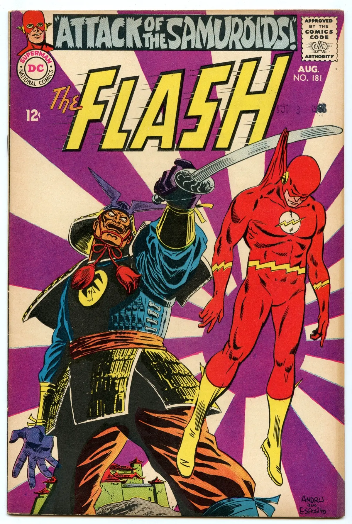 Flash 181 (Aug 1968) Vf+ (8.5) 1