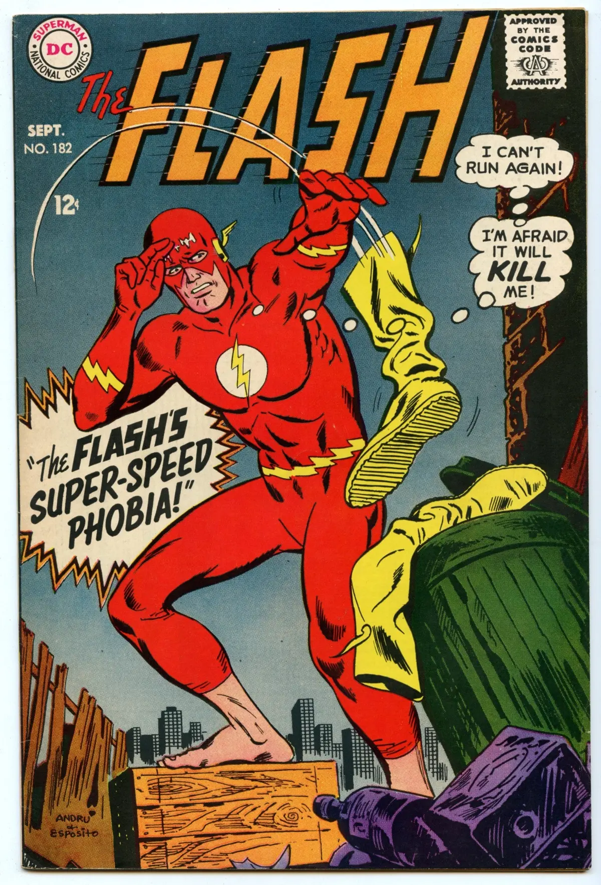 Flash 182 (Sep 1968) Vf+ (8.5) 1