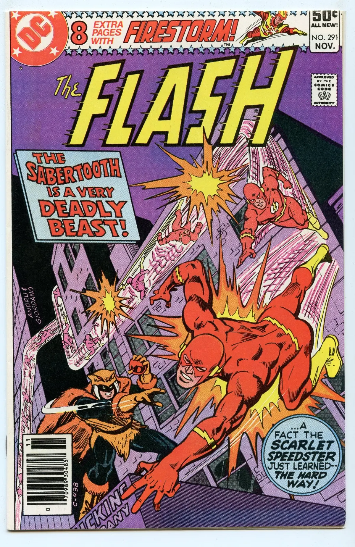 Flash 291 (Nov 1980) Nm- (9.2) 1