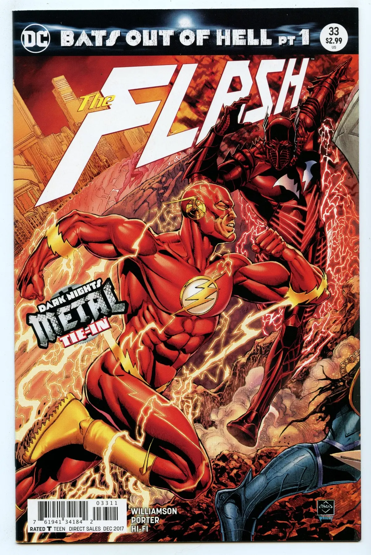 Flash V5 33 (Dec 2017) Nm- (9.2) - Dark Nights Metal Tie-In 1