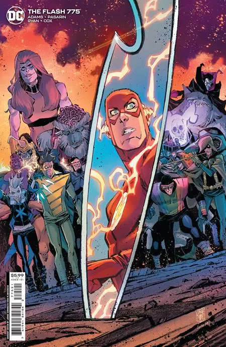 Flash #775 Cvr B Jorge Corona Card Stock Var 1