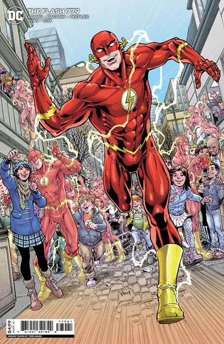 Flash #779 Cvr B Jorge Corona Card Stock Var 1