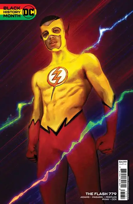 Flash #779 Cvr C Alexis Franklin Black History Month Card Stock Var 1